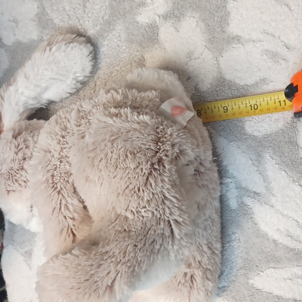 MELISSA Y DOUG Fluffy Plush Bunny Toy - Picture 4 of 5